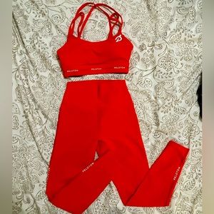 Peloton Cadent Racerback Bra & Leggings Workout Set